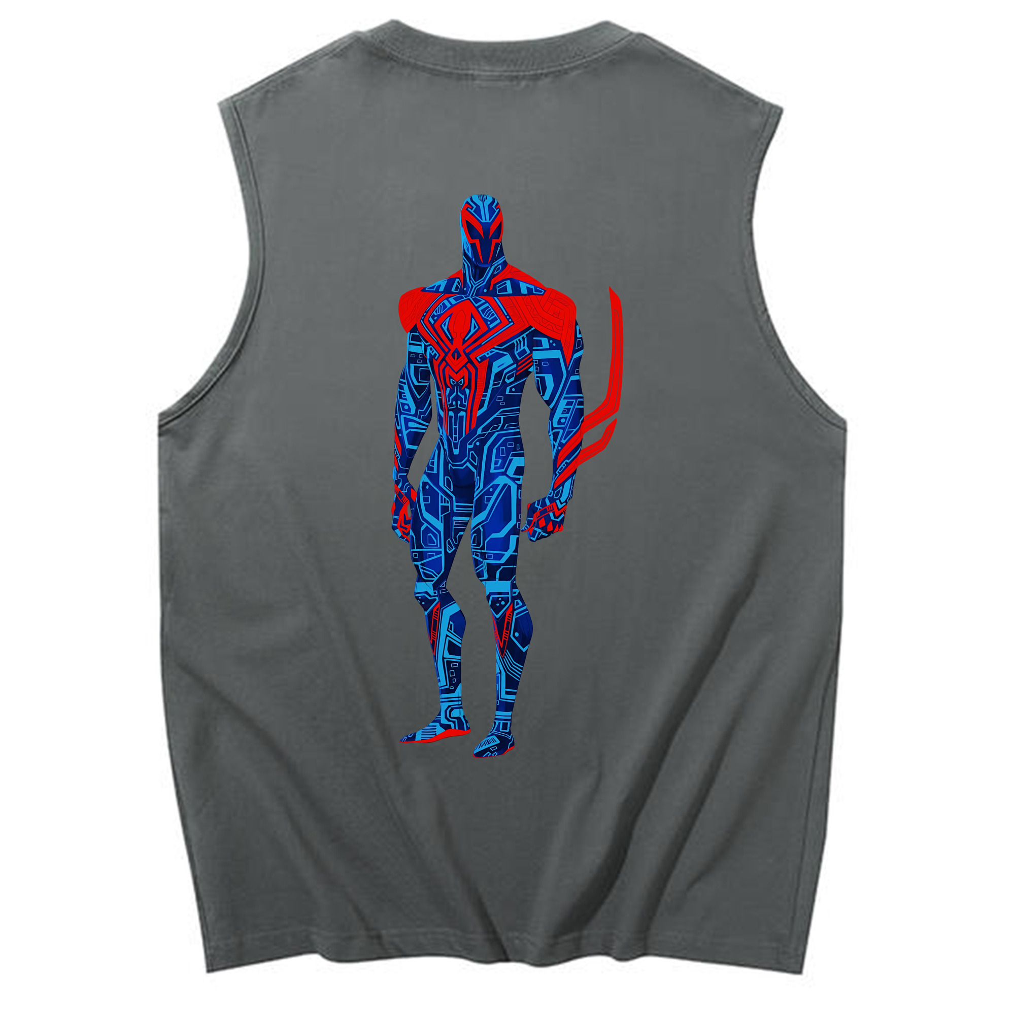 （画像用） Spider Man スパイダーマン コットン100％タンクトップ（背面プリント）